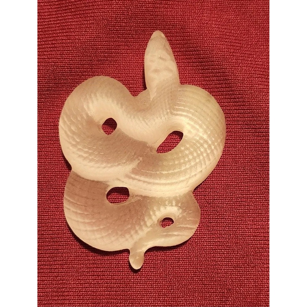 Selenite crystal Snake,Serpent Figurine,Energy Purifier, Cleaning